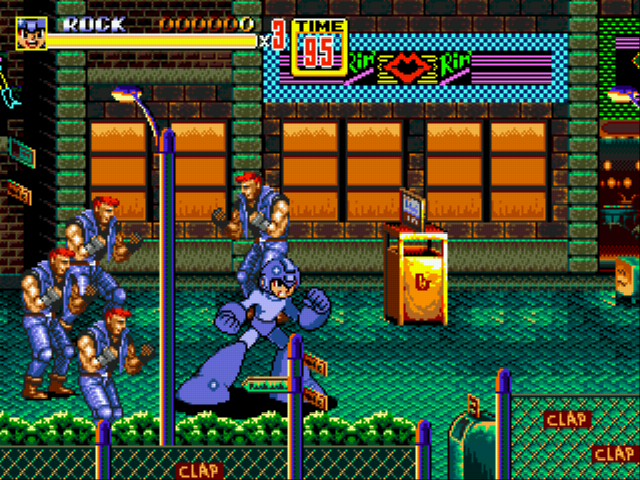 Streets of Rage - Mega Man Edition Screenshot 1